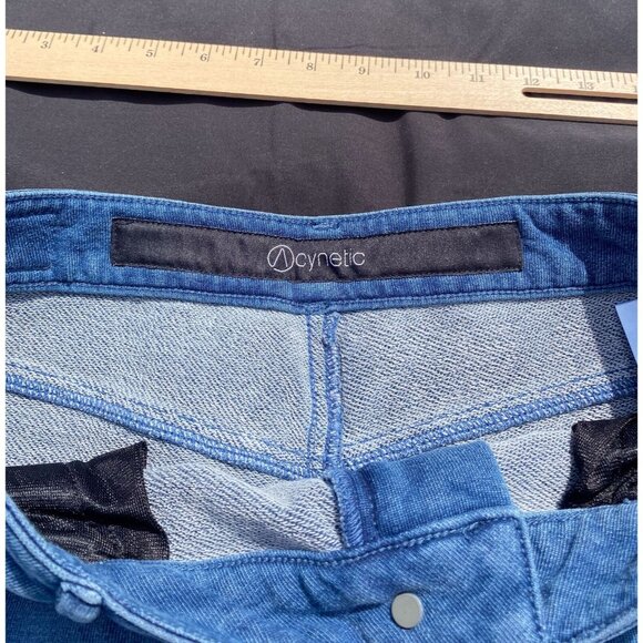 Acynetic‎ Dark Wash Denim Women's Pants 25 NWT - Picture 5 of 6